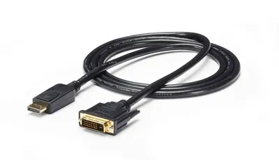 StarTech.com DP2DVI2MM6 Videokabel-Adapter DVI-D Schwarz