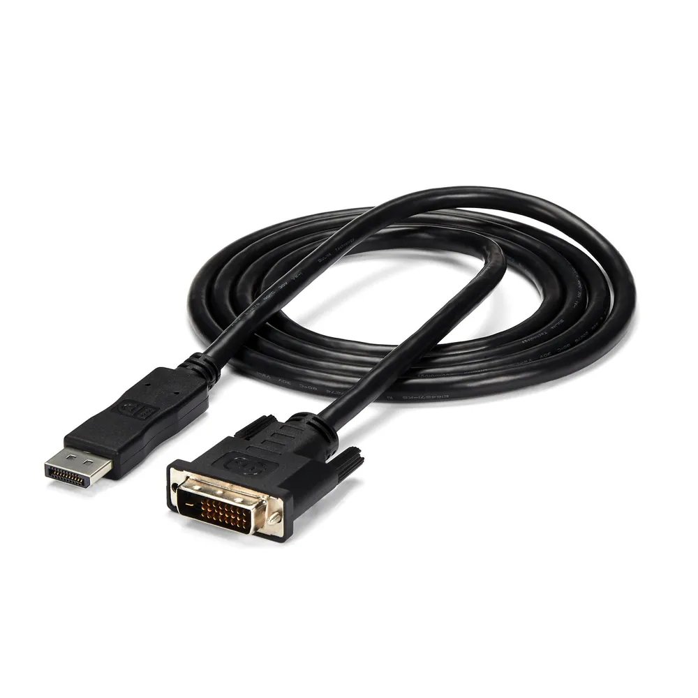 StarTech.com DP2DVIMM6 Videokabel-Adapter Schwarz