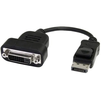 Adapter DisplayPort zu DVI StarTech DP2DVIS Aktiv 1920x1200 0,2 m Schwarz