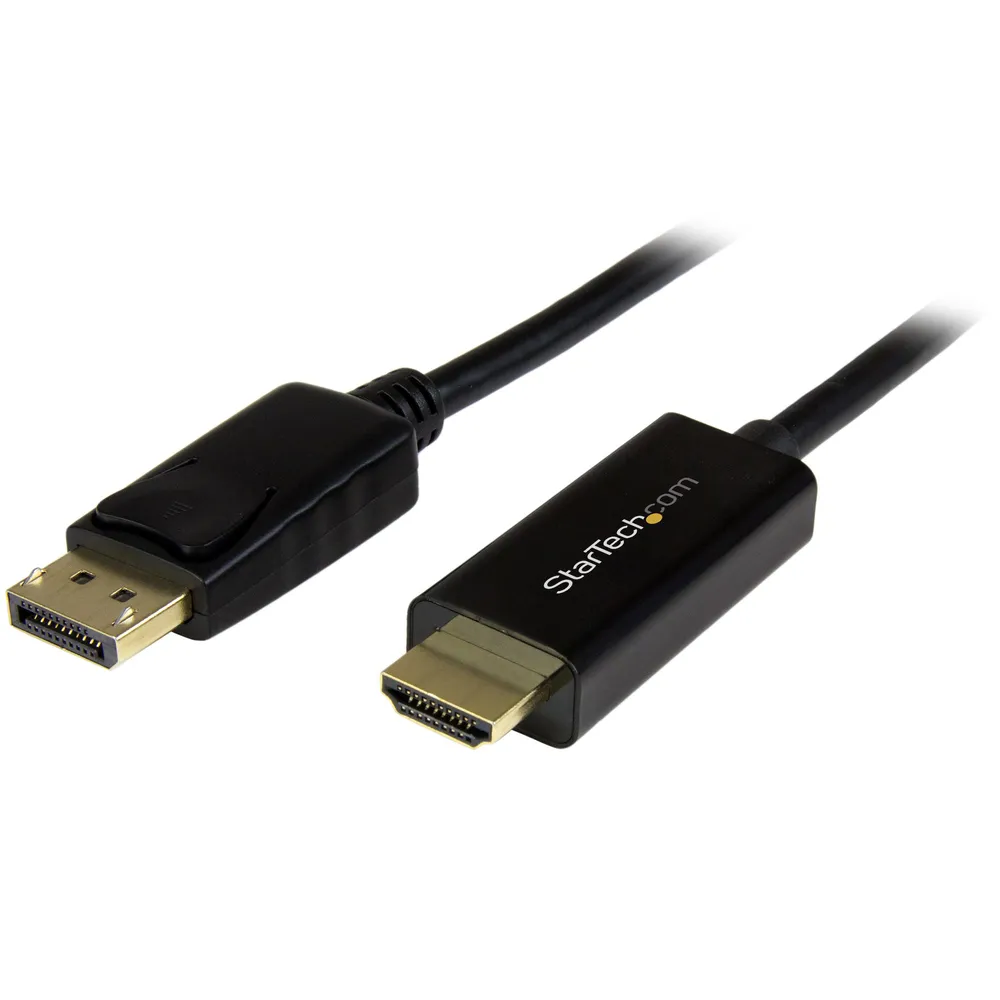 StarTech.com DP2HDMM2MB Videokabel-Adapter HDMI Typ A (Standard) Schwarz