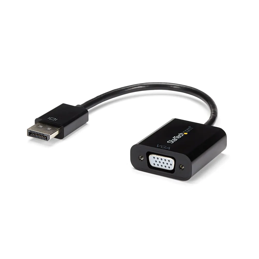 StarTech.com DP2VGA3 Videokabel-Adapter 0,1 m VGA (D-Sub) Schwarz