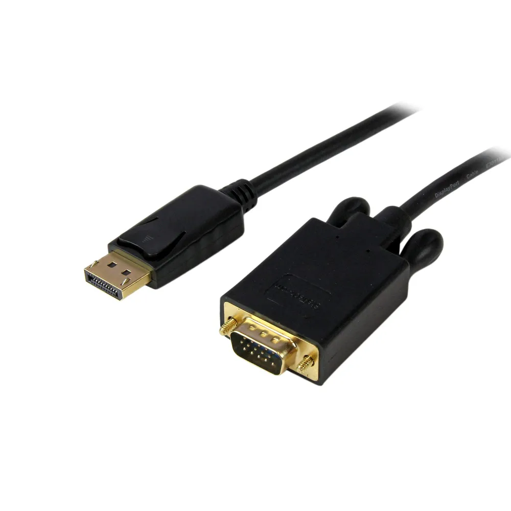 StarTech.com DP2VGAMM6B Videokabel-Adapter VGA (D-Sub) Schwarz