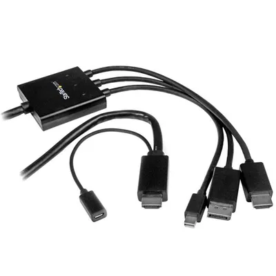 StarTech Kabel Adapter HDMI, DisplayPort und Mini DisplayPort zu HDMI 2m