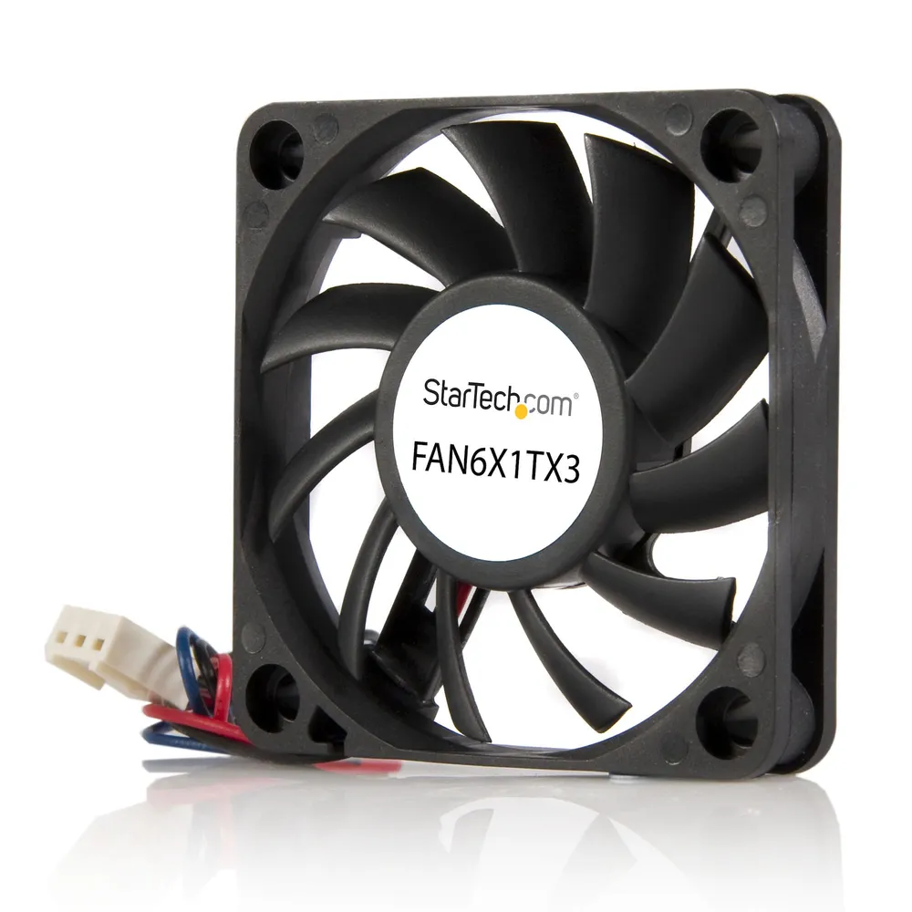 StarTech FAN6X1TX3 60mm 4000RPM Doppelkugellager TX3/LP4 Schwarz Zusatzlüfter