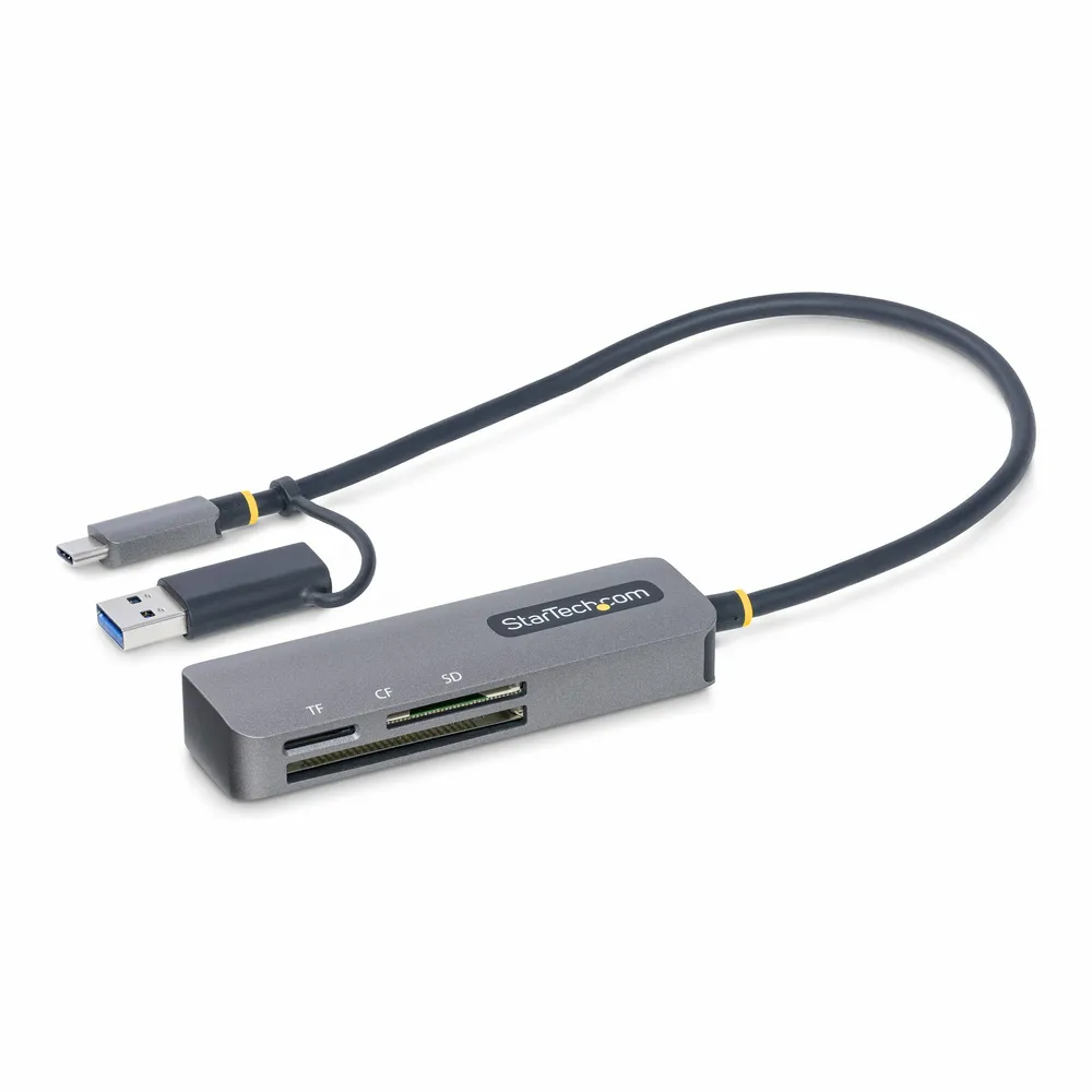 Kartenleser StarTech USB 3.0 SD CF microSD USB-C Adapter Grau