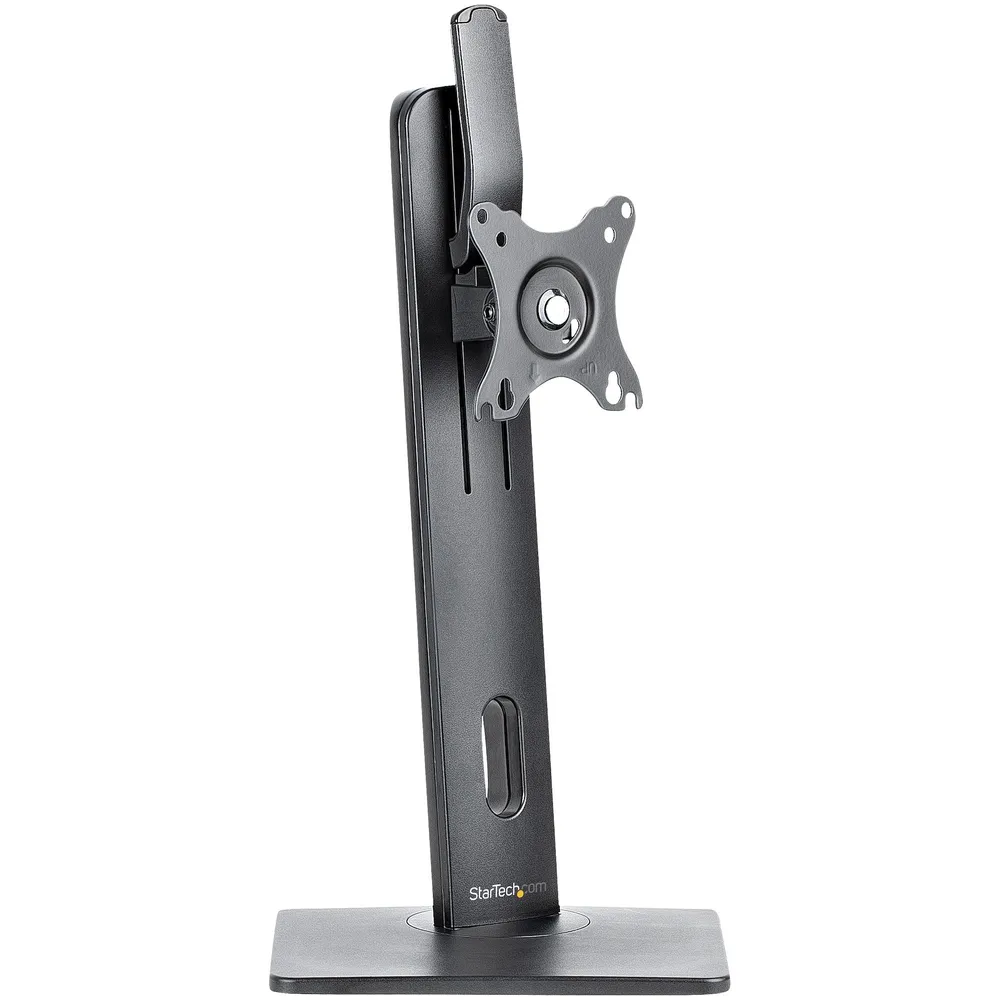Universal Monitorständer mit vollständiger Bewegung, Höhenverstellung, drehbarer Basis, für 32 Zoll VESA Monitore, Aluminium, Schwarz