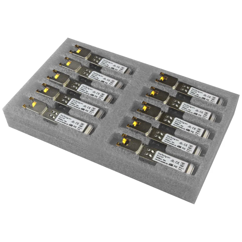 StarTech.com GLCT10PKST Netzwerk-Transceiver-Modul Kupfer 1000 Mbit/s