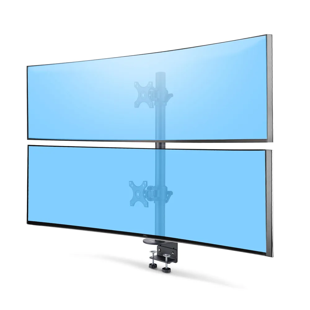 Monitorhalterung StarTech.com H2MPV-MONITOR-MOUNT für 2x49" vertikal VESA Clamp Schwarz