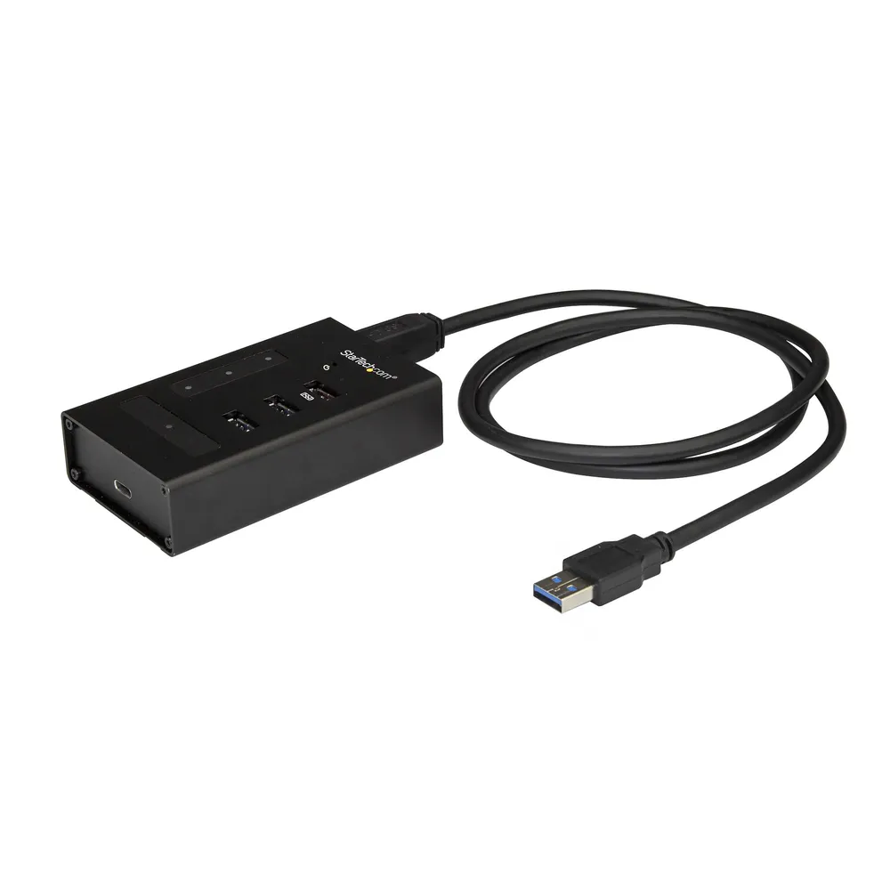 Hub StarTech.com 4 Ports 5Gbps USB 3.2 Gen 1 Metall Schnellladung