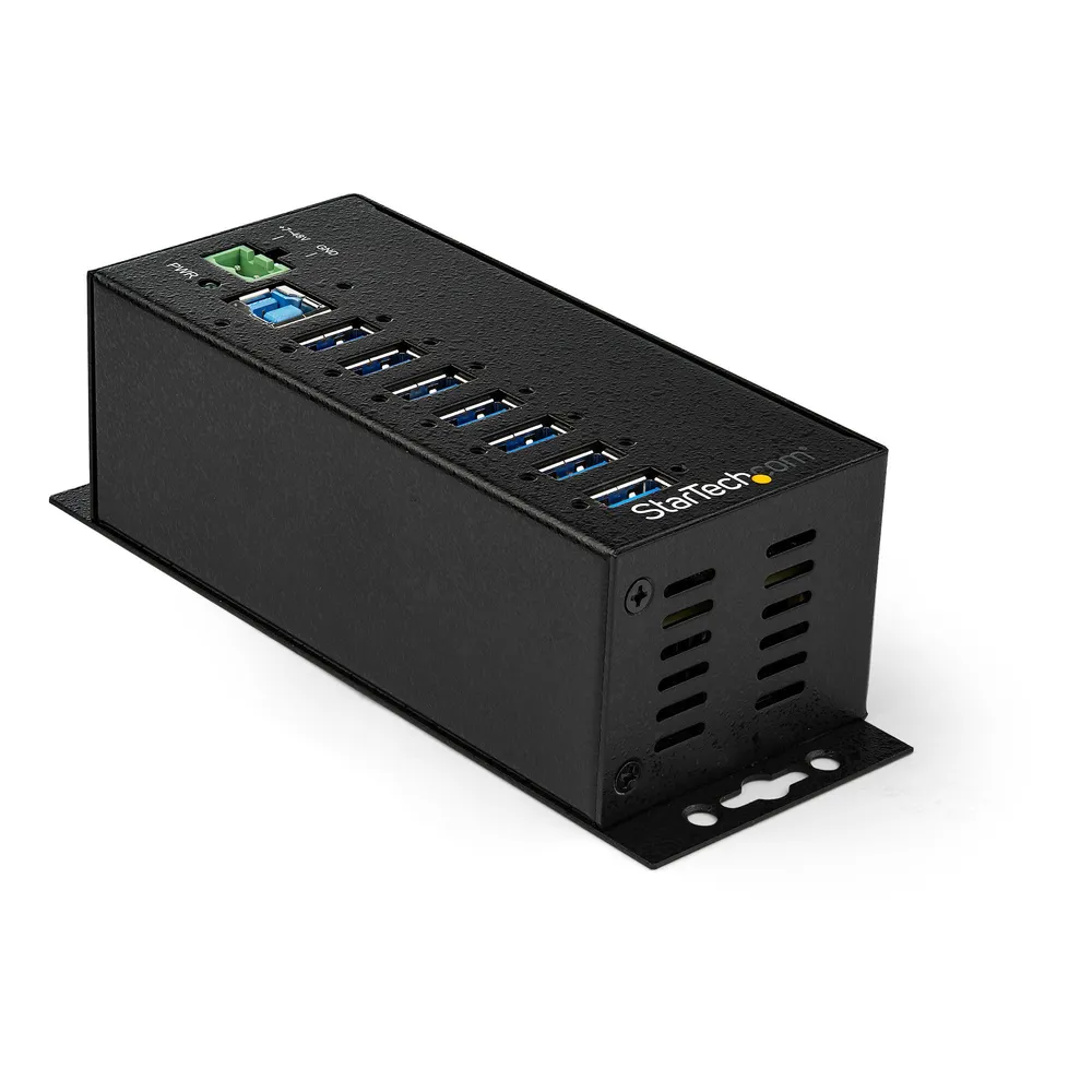StarTech.com HB30A7AME Schnittstellen-Hub USB 3.2 Gen 1 (3.1 Gen 1) Type-B 5000 Mbit/s Schwarz