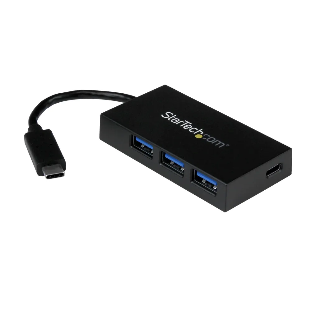 StarTech.com HB30C3A1CFB Schnittstellen-Hub USB 3.2 Gen 1 (3.1 Gen 1) Type-C 5000 Mbit/s Schwarz
