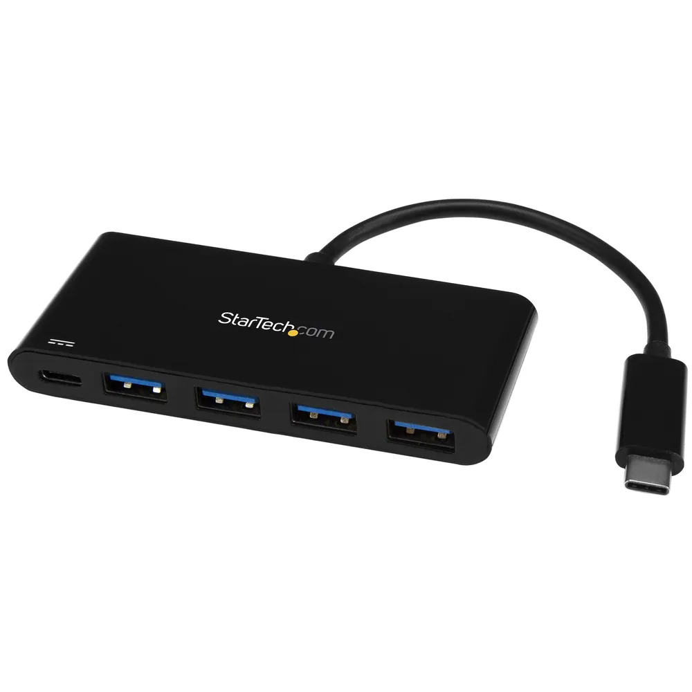 Hub StarTech.com 4 Ports 5Gbps USB-C auf USB-A Power Delivery