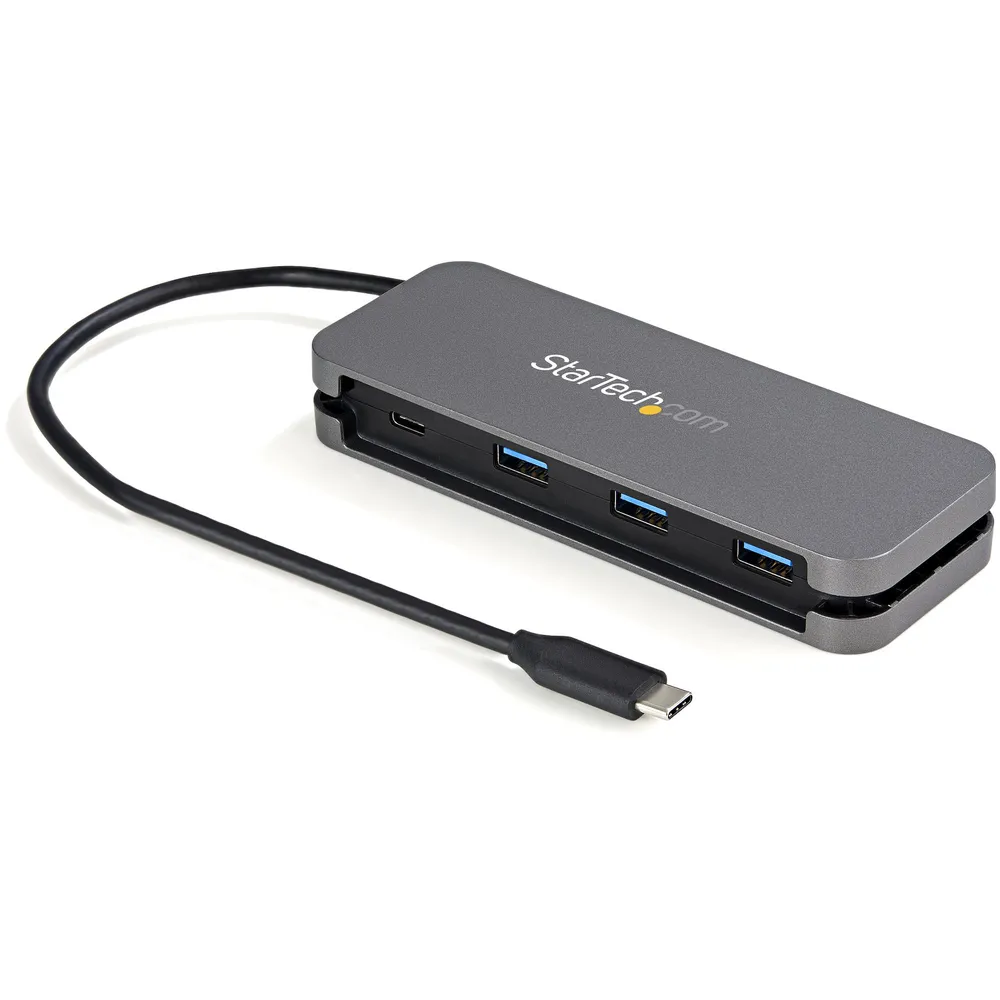 Hub StarTech.com 4 Ports 5 Gbps USB 3.2 Gen 1 mit Kabelmanagement
