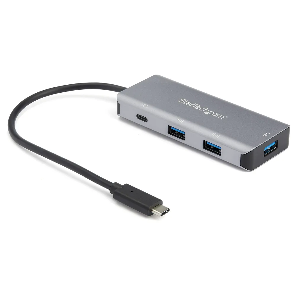 StarTech.com HB31C3A1CB Schnittstellen-Hub USB 3.2 Gen 2 (3.1 Gen 2) Type-C 10000 Mbit/s Schwarz, Grau