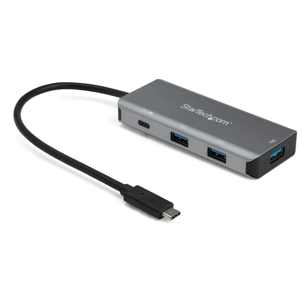 StarTech.com HB31C3A1CPD3 Schnittstellen-Hub USB 3.2 Gen 2 (3.1 Gen 2) Type-C 10000 Mbit/s Schwarz, Grau