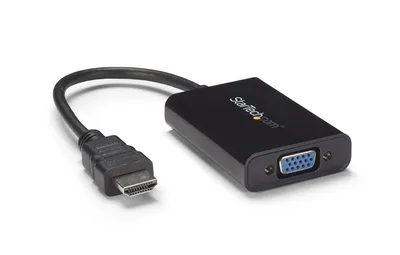 Adapter Startech HDMI auf VGA mit Audio 1080p Schwarz
