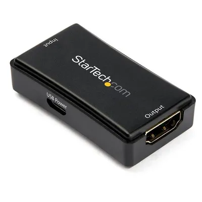 StarTech.com HDBOOST4K2 Audio-/Video-Leistungsverstärker AV-Repeater Schwarz