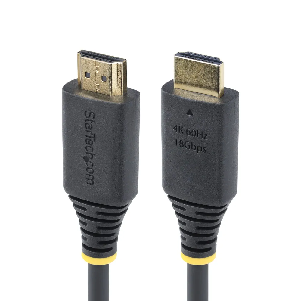 Hochgeschwindigkeits-HDMI-Kabel StarTech 30 cm 4K UHD 60 Hz HDR10 ARC TPE Schwarz