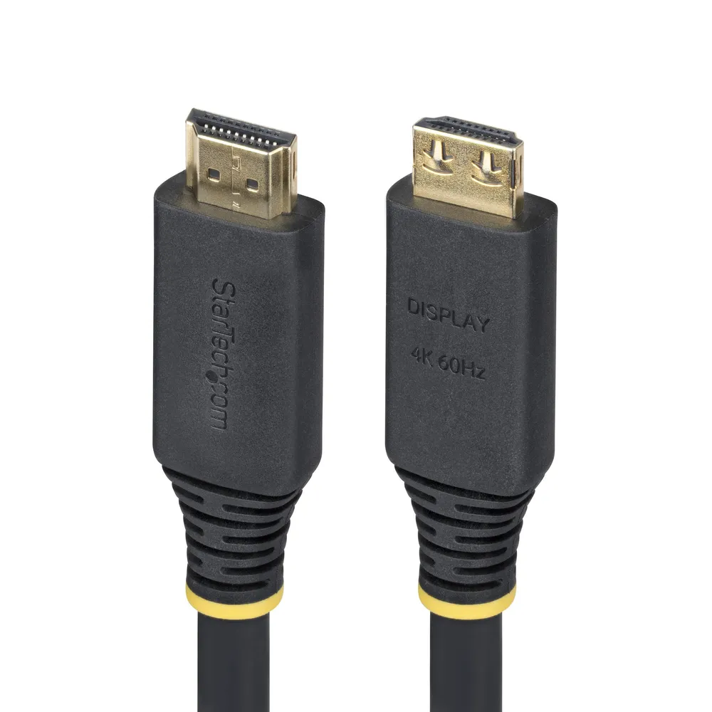 HDMI-Kabel StarTech.com HDMI2-CABLE-GRIP-35F 10,6 m HDMI 2.0 ARC 18 Gbit/s Schwarz