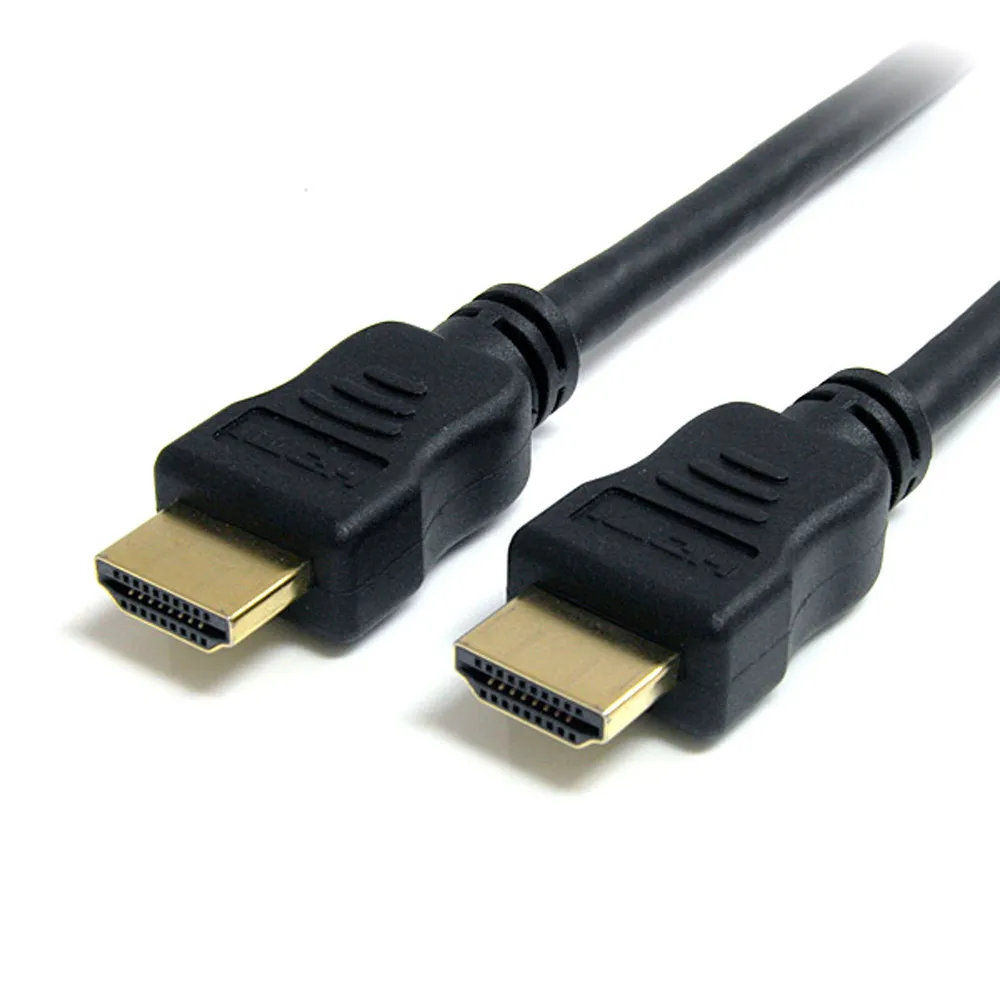 HDMI-Kabel StarTech HDMM2MHS 2 m 4K UHD 30Hz Ethernet 10,2 Gbps Männlich Gold Schwarz