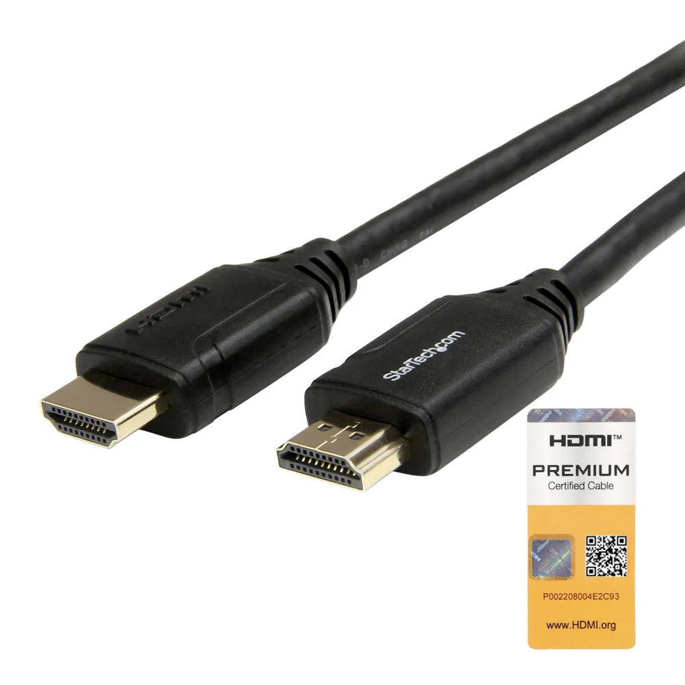 StarTech.com HDMM50CMP HDMI-Kabel HDMI Typ A (Standard) Schwarz