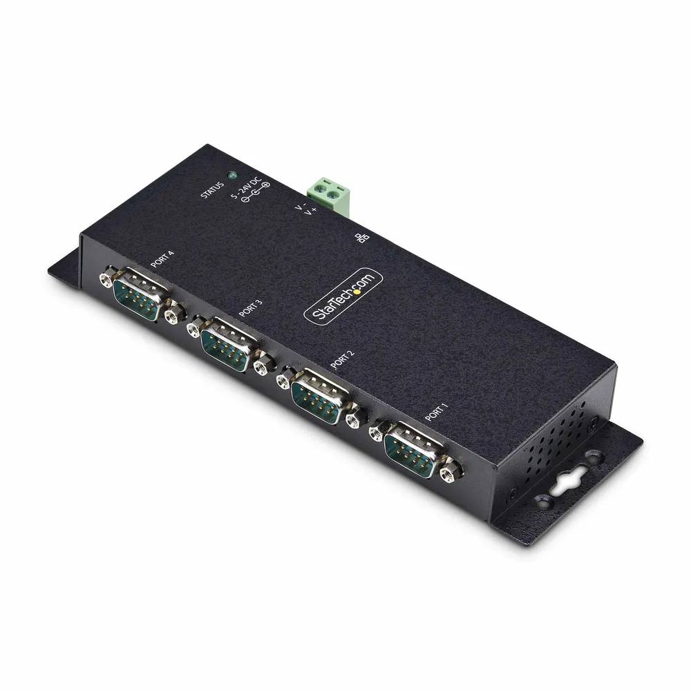 Seriell-zu-Ethernet-Konverter StarTech.com 4 Ports RS232 DB9 RJ45 IP