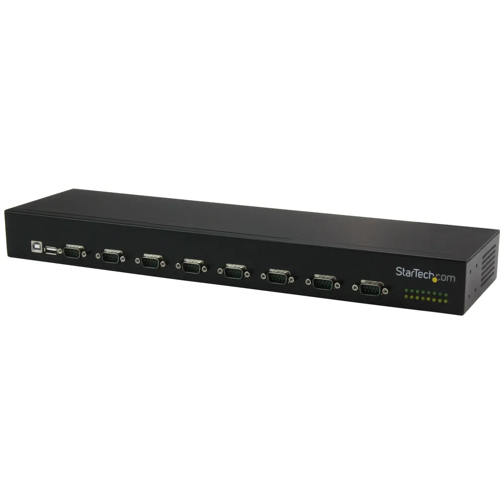 USB-Serien-Hub FTDI 8-Port USB 2.0 auf RS232 Aluminium Schwarz USB-Serien-Hub FTDI 8-Port USB 2.0 auf RS232 Aluminium Schwarz