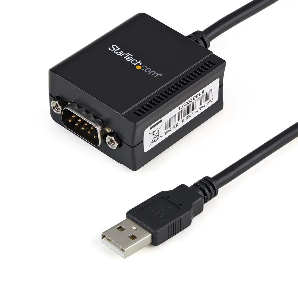 StarTech.com ICUSB2321F Kabeladapter DB-9 USB 2.0 A Schwarz