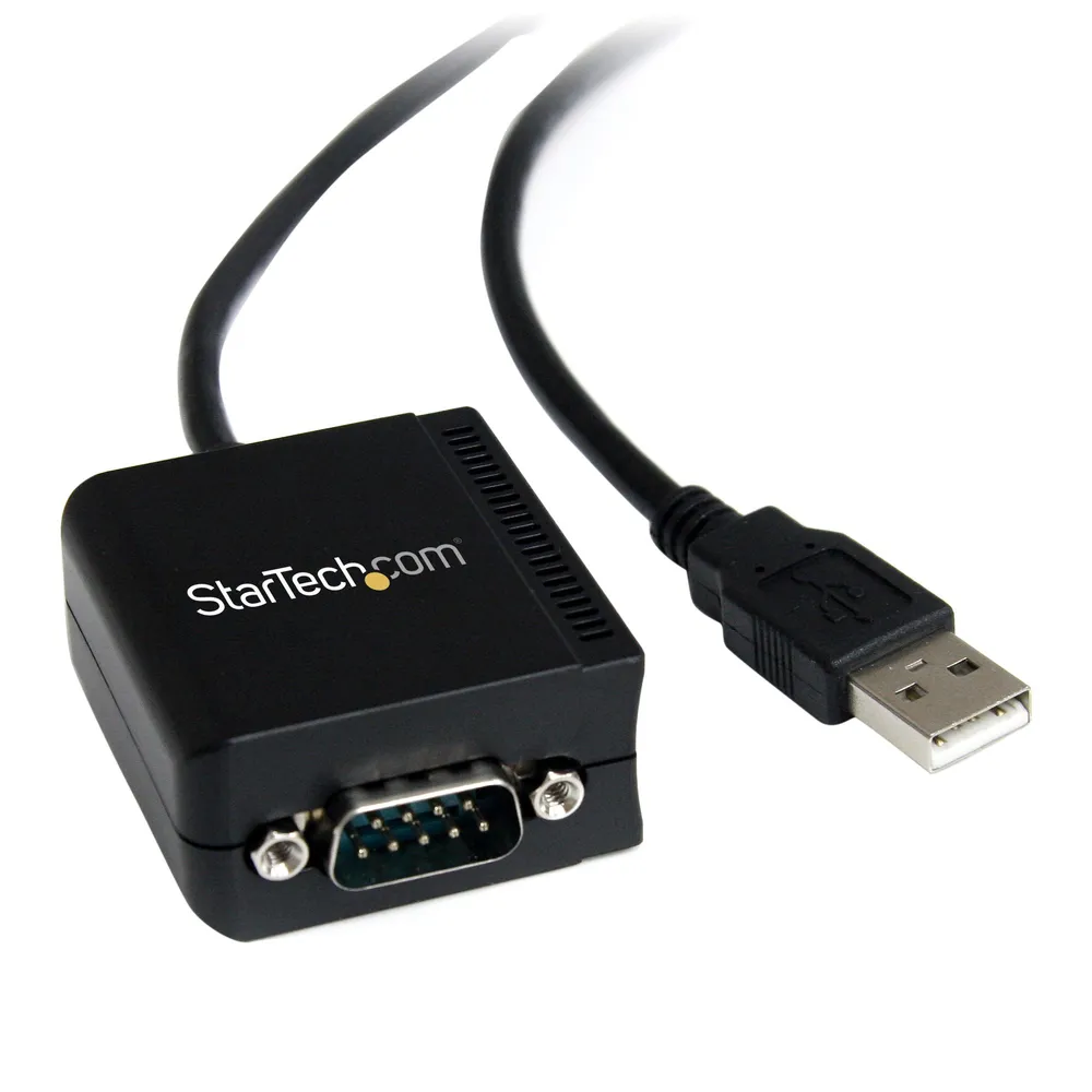 StarTech.com ICUSB2321FIS Kabeladapter DB-9 USB A Schwarz