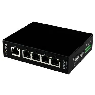 StarTech.com IES51000 Netzwerk-Switch Gigabit Ethernet (10/100/1000) Schwarz