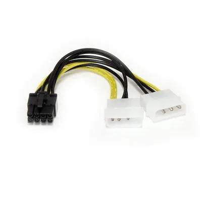 StarTech.com LP4PCIEX8ADP Internes Stromkabel 0,153 m
