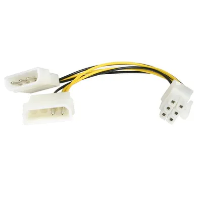 StarTech.com LP4PCIEXADAP Internes Stromkabel 0,153 m