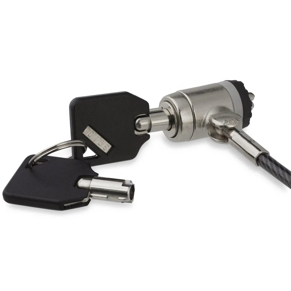 StarTech.com LTLOCKKEY Kabelschloss Schwarz, Silber 2 m