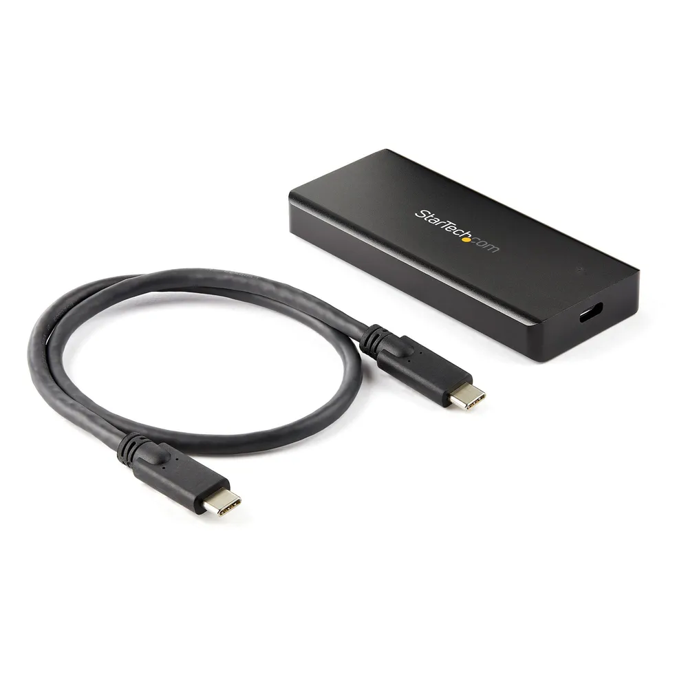 StarTech.com M2E1BRU31C Speicherlaufwerksgehäuse Schwarz