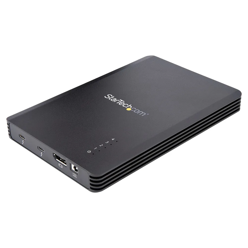 Caja PC StarTech 4 Einschübe M.2 PCIe Thunderbolt 3 Metall Schwarz mit Lüfter