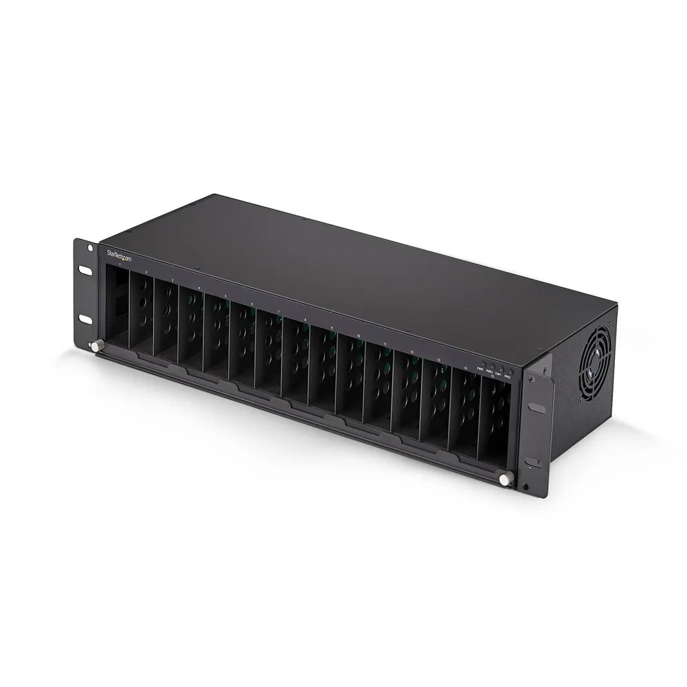 Rack-Chassis StarTech MCM15-MEDIA-CHASSIS 15 Slots redundante Stromversorgung