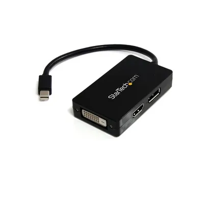 Startech MDP2DPDVHD Videokabeladapter Mini DisplayPort zu HDMI DVI und DisplayPort 0,15 m
