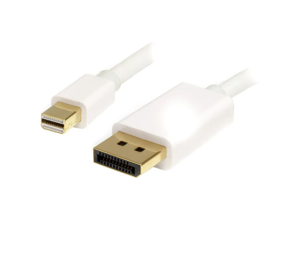 DisplayPort-Kabel StarTech MDP2DPMM2MW 2m Mini DisplayPort auf DisplayPort 1.2 Weiß
