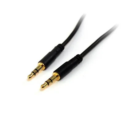 Audiokabel StarTech.com MU10MMS 3 m 3,5mm Stereo Stecker-Schwarz Goldkontakt