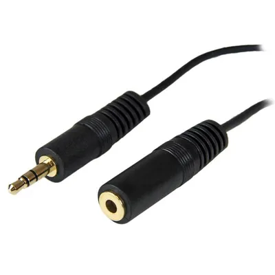 StarTech.com 12ft 3.5mm Audio-Kabel Schwarz
