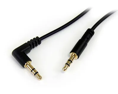 Audiokabel Stereo 3,5mm Stecker zu Stecker 1,8m StarTech abgewinkelt rechts