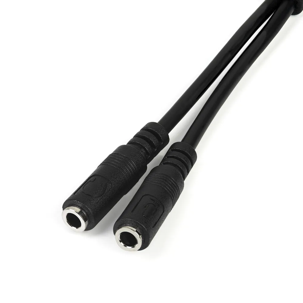 StarTech.com MUYHSMFF Audio-Splitter Schwarz