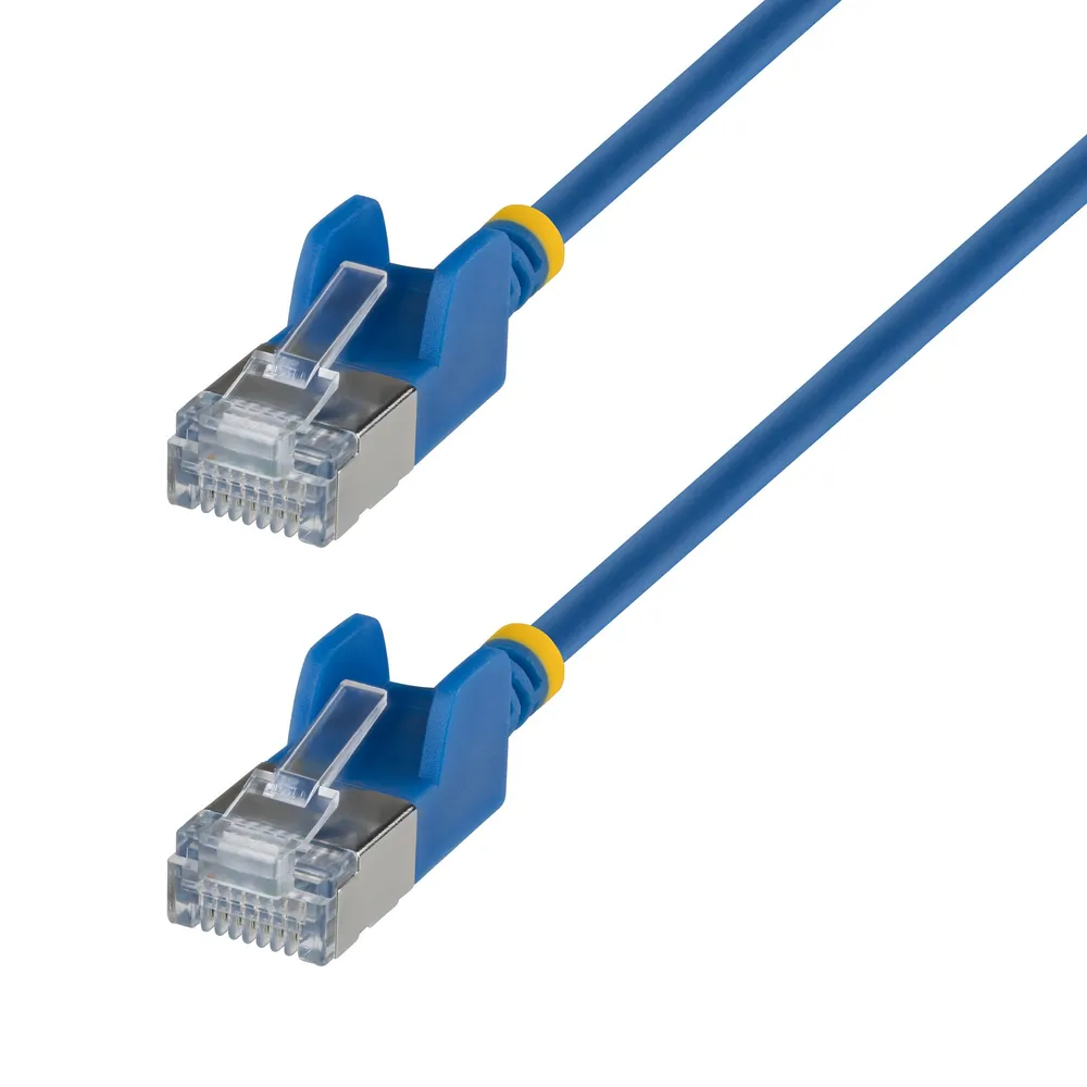 StarTech CAT6a Ultra Slim Netzwerkkabel 80 cm Blau