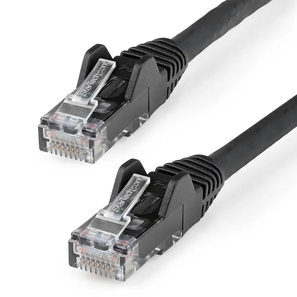 StarTech.com N6LPATCH50CMBK Netzwerkkabel Schwarz 0,5 m Cat6 U/UTP (UTP)