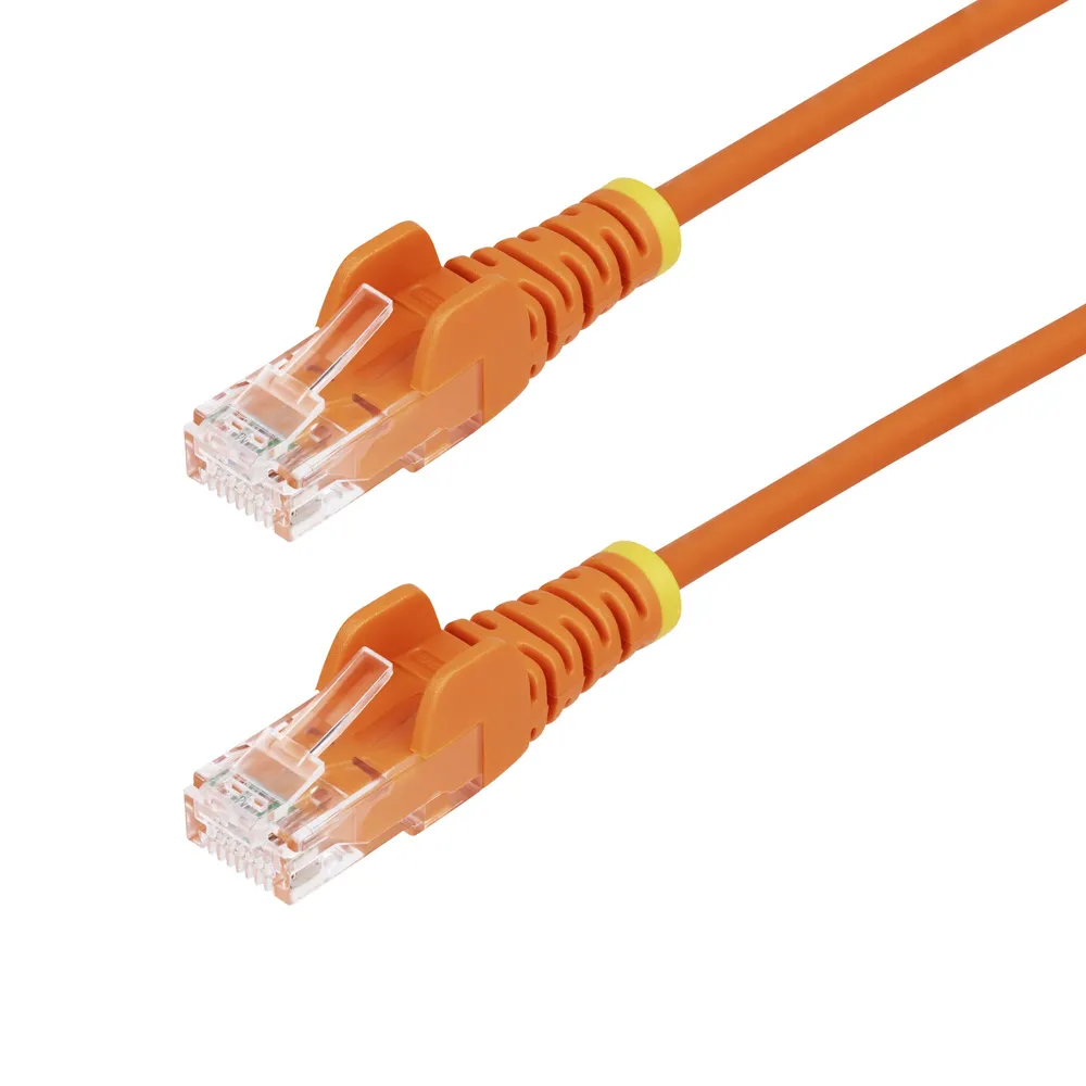 Kabel Ethernet CAT6 StarTech.com Orange 2m Snagless Slim 28AWG PoE 100W