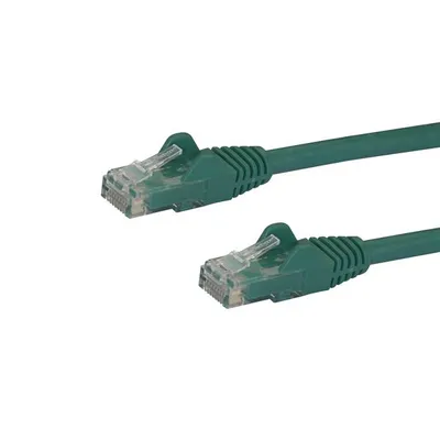 Netzwerkkabel StarTech Cat6 UTP 10 m grün mit RJ45 Snagless-Steckern
