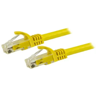 Netzwerkkabel StarTech Cat6 UTP 15 m gelb RJ45 PoE
