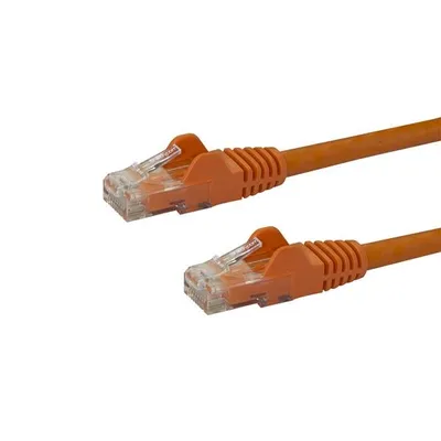 Netzwerkkabel StarTech.com 0,5m Cat6 UTP Ethernet Gigabit RJ45 Orange Snagless