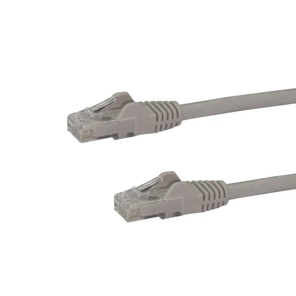 StarTech.com CAT6 Gigabit Ethernet Netzwerkkabel PoE Grau 17m