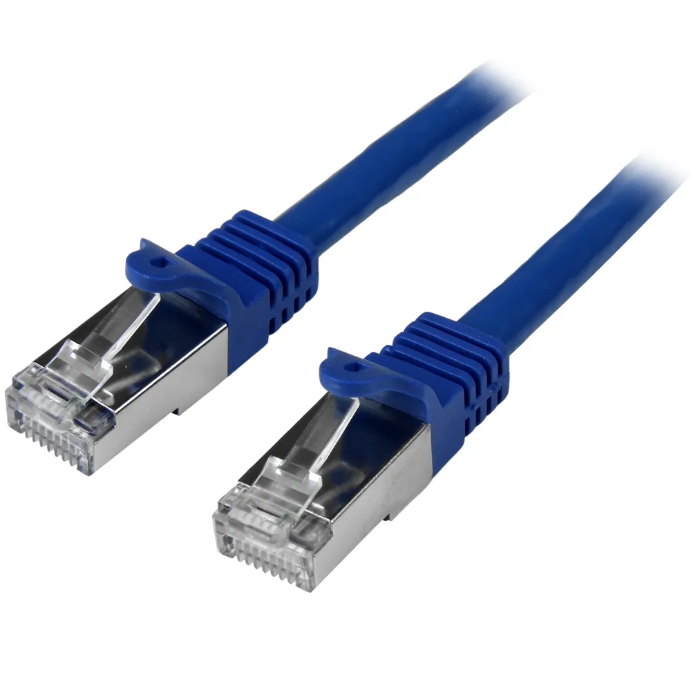 StarTech.com N6SPAT2MBL 2 m blaues abgeschirmtes Cat6-Netzwerkkabel